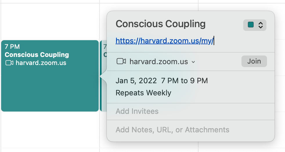 Conscious Coupling Calendar Image - LoVita