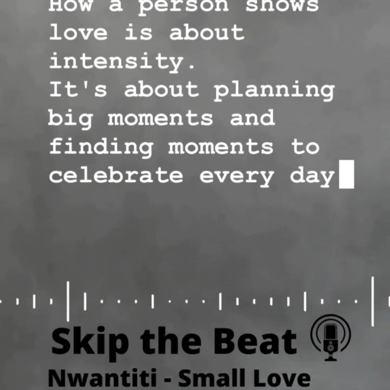 Skip the Beat – Nawantiti – Small&nbsp;Love