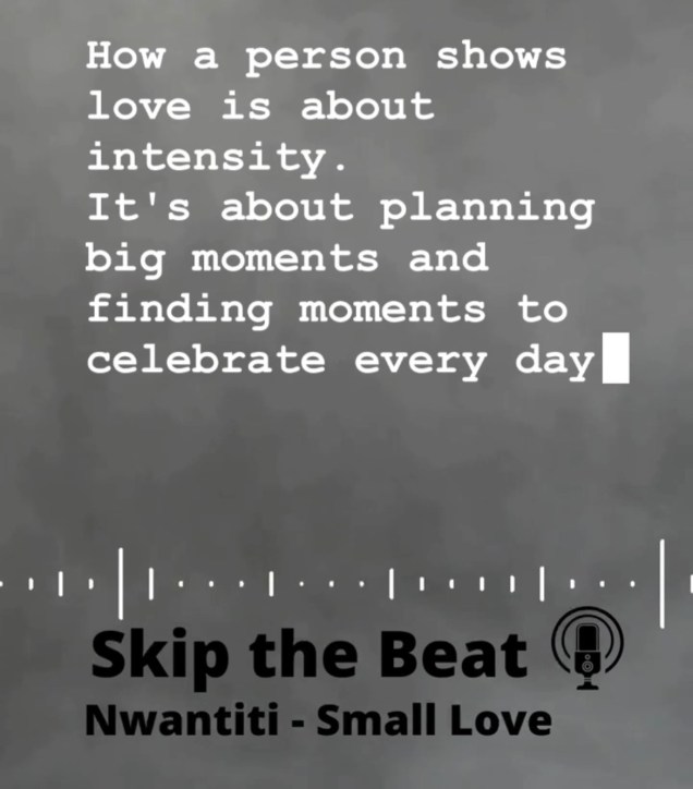 Skip the Beat – Nawantiti – Small&nbsp;Love